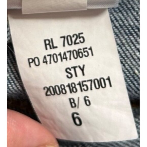 Lauren Ralph Lauren Black Label Dark Wash Skinny Jeans Size 6 –‎ Premium Stretch - Picture 8 of 9